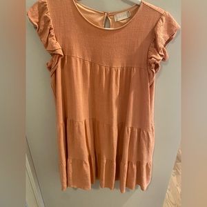 Altar’d State Theodora Dress - Soft Orange